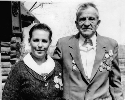 Татьяна Федоровна с мужем Владимиром Кондратьевичем Даниловым. 1980-е