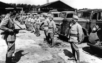Пленные японцы. 1945 г.