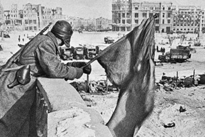 Знамя Победы освобожденного Сталинграда, 31 января 1943 г.
