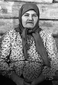 Татьяна Прокопьевна Аликина (жена Михаила Степановича Иванчи), Сибирь, деревня Красная, 1960-е