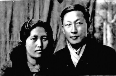 Кан Максим Ехенович с женой Ли Еленой, с. Дунгановка Джамбульской области Казахской ССР