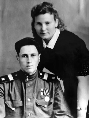 Петр и Ольга в послевоенные годы