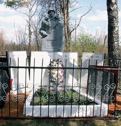 Братская могила в селе Бортном