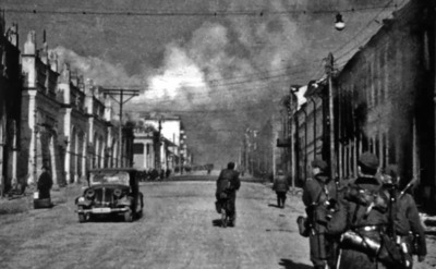 Фашисты в Калуге, 1941 год, фотохроника ВОВ