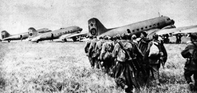 Маньчжурский воздушный десант , 1945 год, фотохроника