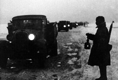 Дорогажизни на Ладожском озере. Фотохроника ВОВ