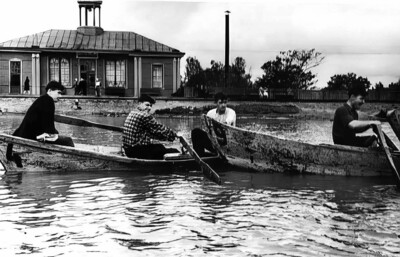 Озеро Верхнее в Южно-Сахалинске. Городской парк, 1960 год, oldsakhalin.ru