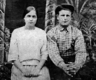 Супруги Сафроновы, 1930-е годы, Брянская область
