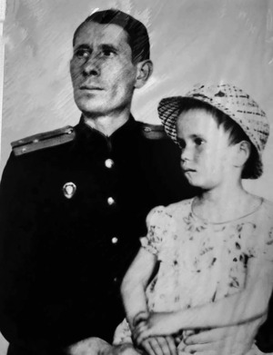 С дочкой Леной