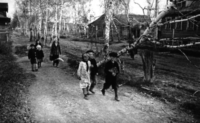 Школьники во время ВОВ. Фотохроника